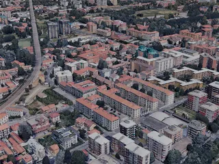 Monza City, Italy (2023) 3D Model preview