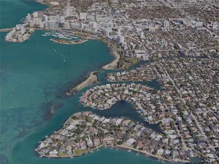 Sarasota City, FL, USA (2024) 3D Model preview