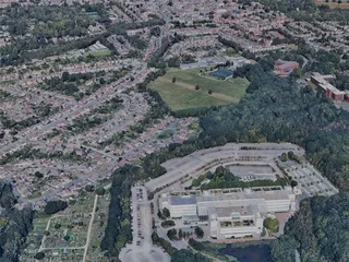 Swindon City, UK (2023) 3D Model preview