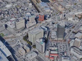 Toyama City, Japan (2023) 3D Model preview