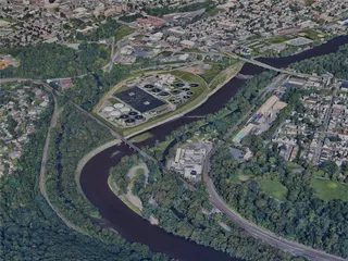 Allentown City, USA (2023) 3D Model preview