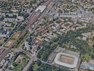 Dresden City, Germany (2023) 3D Model preview