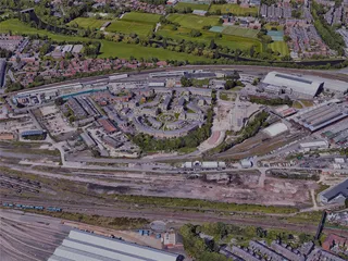 York City, UK (2022) 3D Model preview