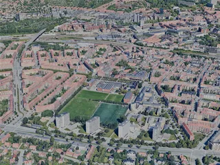 Aarhus City, Denmark (2023) 3D Model preview