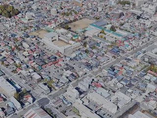 Aizuwakamatsu City, Japan (2024) 3D Model preview
