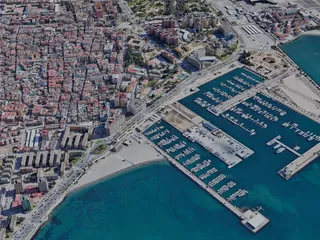 Gibraltar City, UK (2023) 3D Model preview