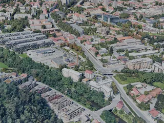 Ljubljana City, Slovenia (2023) 3D Model preview