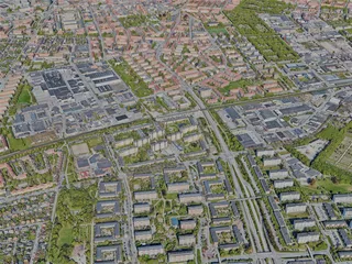 Malmo City, Sweden (2023) 3D Model preview