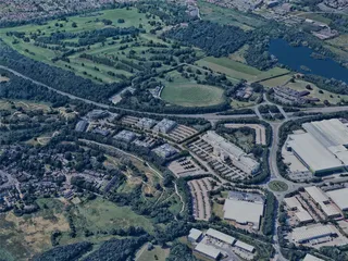 Northampton City, UK (2023) 3D Model preview
