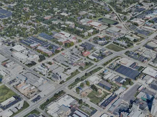 Springfield City, MO, USA (2024) 3D Model preview