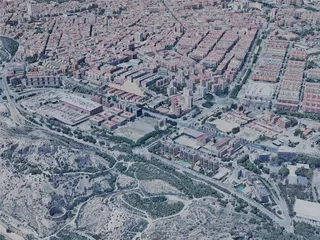 Alicante City, Spain (2023) 3D Model preview
