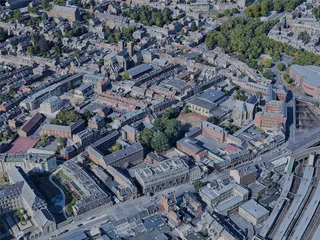 Amiens City, France (2022) 3D Model preview