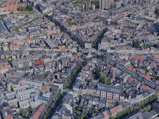 Antwerp City, Belgium (2022) 3D Model preview
