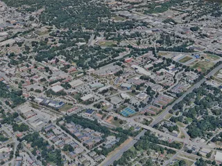 Greensboro City, USA (2023) 3D Model preview