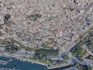 Palma City, Spain (2023) 3D Model preview