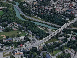 St. Catharines City, Canada (2023) 3D Model preview