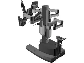 Surgical Robot 3D Model preview