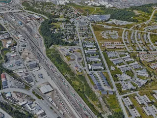 Anchorage City, AK, USA (2022) 3D Model preview