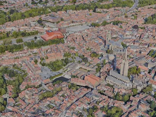 Bruges City, Belgium (2022) 3D Model preview