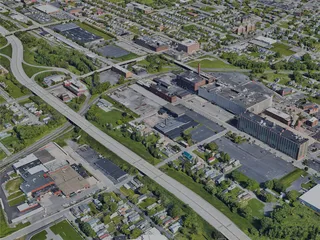 Buffalo City, NY, USA (2022) 3D Model preview