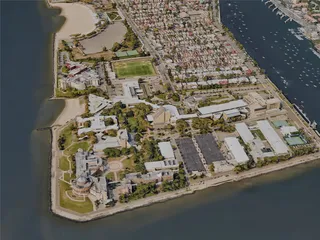 New York City, Brooklyn, USA (2022) 3D Model preview