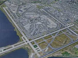 New York City, Queens, USA (2022) 3D Model preview