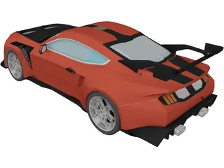 Ford Mustang (2025) 3D Model preview