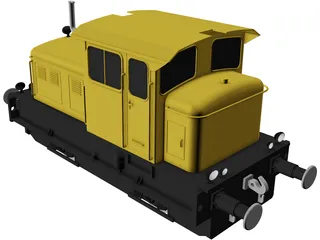 Newag DHG-240B Shunting 3D Model preview