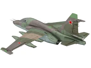 Sukhoi Su-25 Frogfoot 3D Model preview