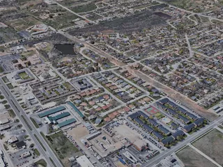 Abilene City, TX, USA (2023) 3D Model preview