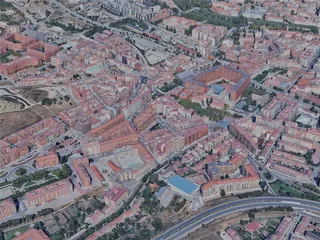 Burgos City, Spain (2022) 3D Model preview