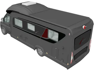 Burstner Ixeo IT 734 G (2016) 3D Model preview
