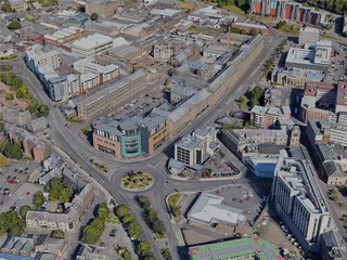 Dundee City, Scotland, UK (2022) 3D Model preview