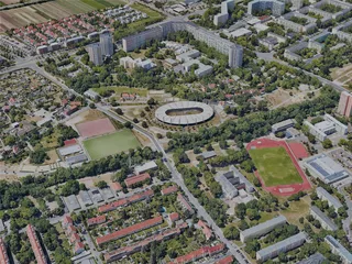 Erfurt City, Germany (2022) 3D Model preview