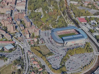 Gijon City, Spain (2023) 3D Model preview
