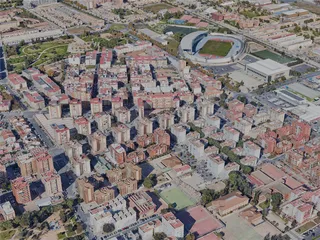 Huelva City, Spain (2023) 3D Model preview