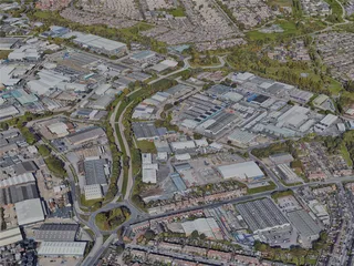 Hull City, UK (2023) 3D Model preview