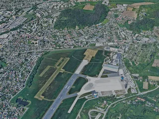 Klagenfurt am Worthersee City, Austria (2023) 3D Model preview