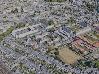 Le Mans City, France (2022) 3D Model preview
