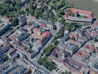 Linz City, Austria (2023) 3D Model preview