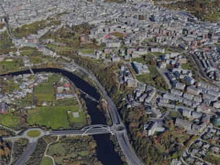 Lugo City, Spain (2023) 3D Model preview