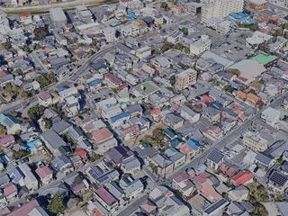 Matsumoto City, Japan (2023) 3D Model preview