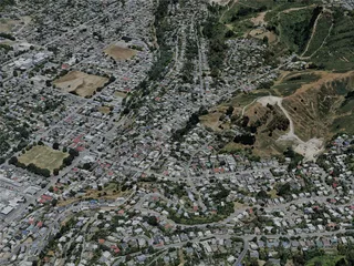 Nelson City, New Zealand (2022) 3D Model preview