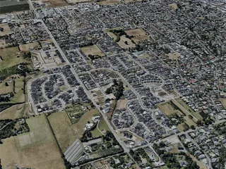 Richmond City, New Zealand (2022) 3D Model preview