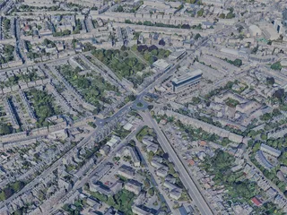 Aberdeen City, UK (2024) 3D Model preview