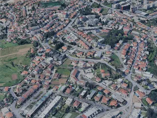 Braga City, Portugal (2024) 3D Model preview