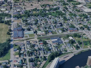 Buffalo City, NY, USA (2024) 3D Model preview