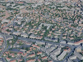 Clermont-Ferrand City, France (2024) 3D Model preview