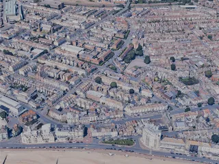 Eastbourne City, UK (2024) 3D Model preview