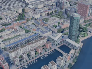 Frankfurt City, Germany (2024) 3D Model preview